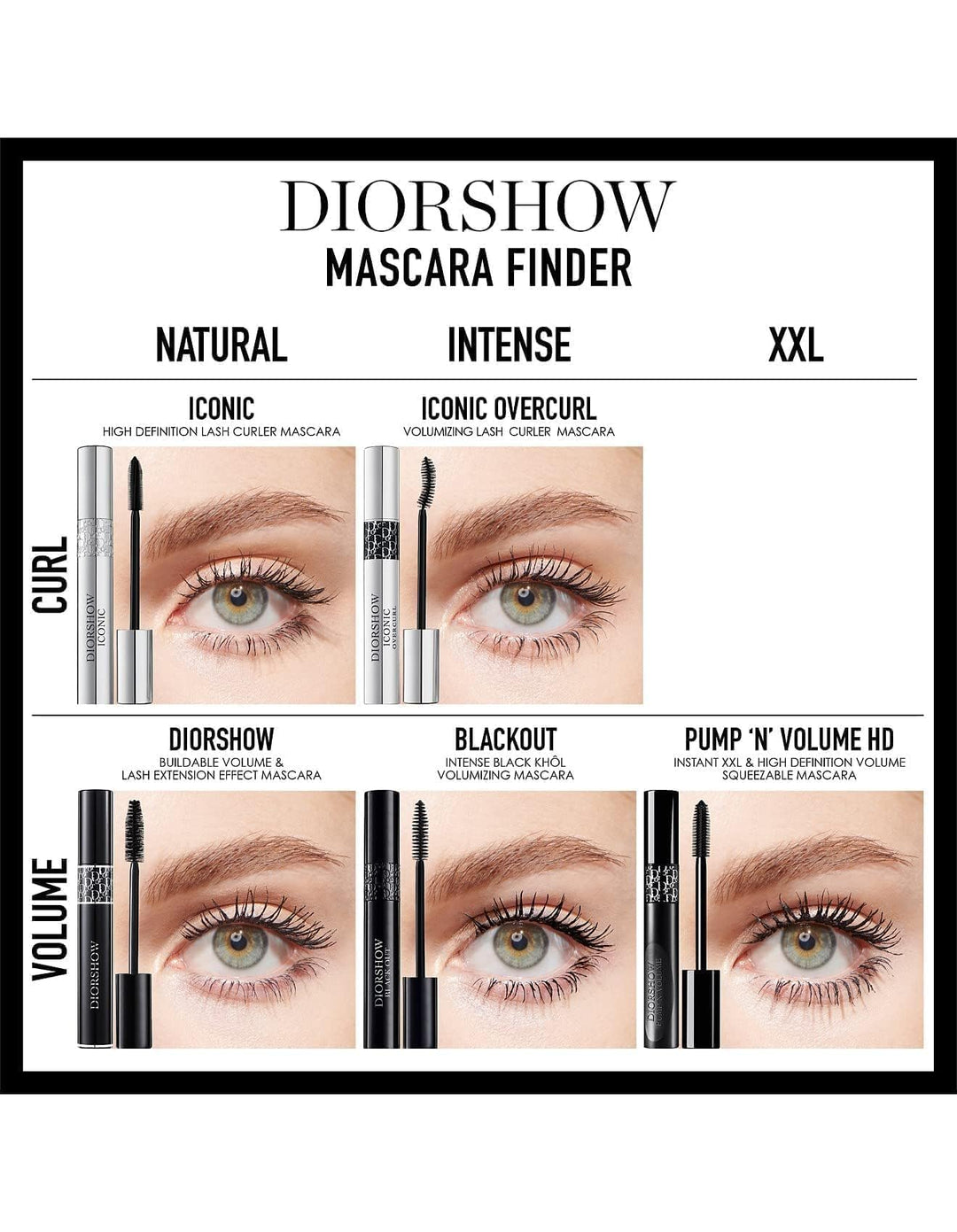 90 Black - Ladies Diorshow Pump N' Volume Mascara - GLAM MODA