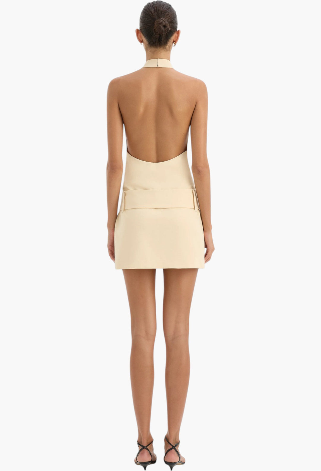 Sabina Belted Mini Dress - GLAM MODA