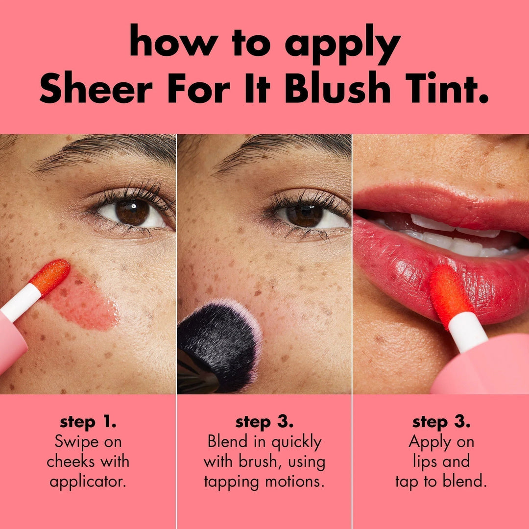 ELF Tint with its blending brush