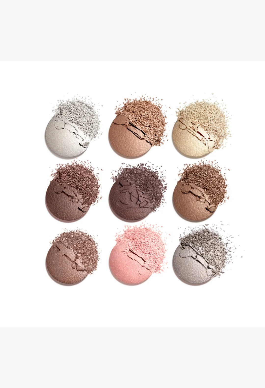 GLAM MODA eyeshadow palette featuring nine pigmented shades in matte and shimmery finishes for smoky eye looks.