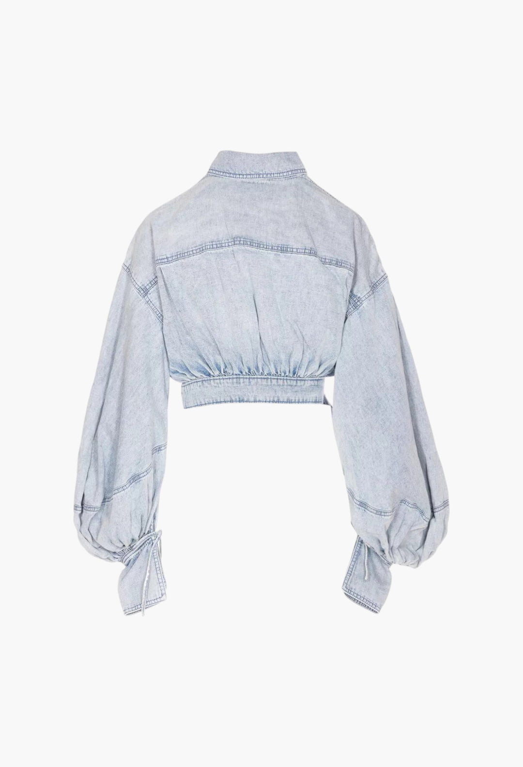 Rebellion Denim Top - GLAM MODA