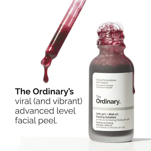 AHA 30% + BHA 2% High-Strength Peeling Solution for Brightening - GLAM MODA