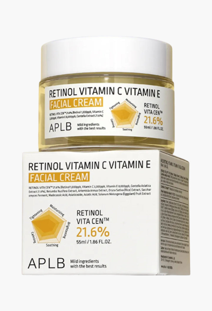 Retinol Vitamin C Vitamin E Facial Cream