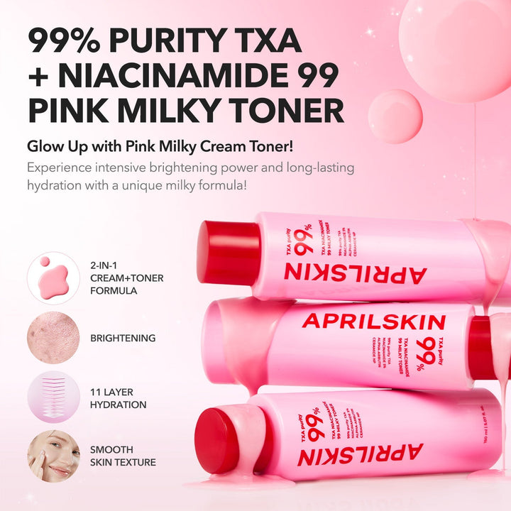 TXA Pink Glow Skincare Full Set - GLAM MODA