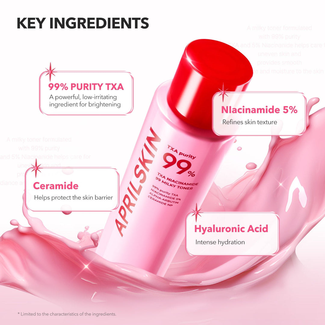 TXA+Niacinamide 99 Pink Milky Toner - GLAM MODA