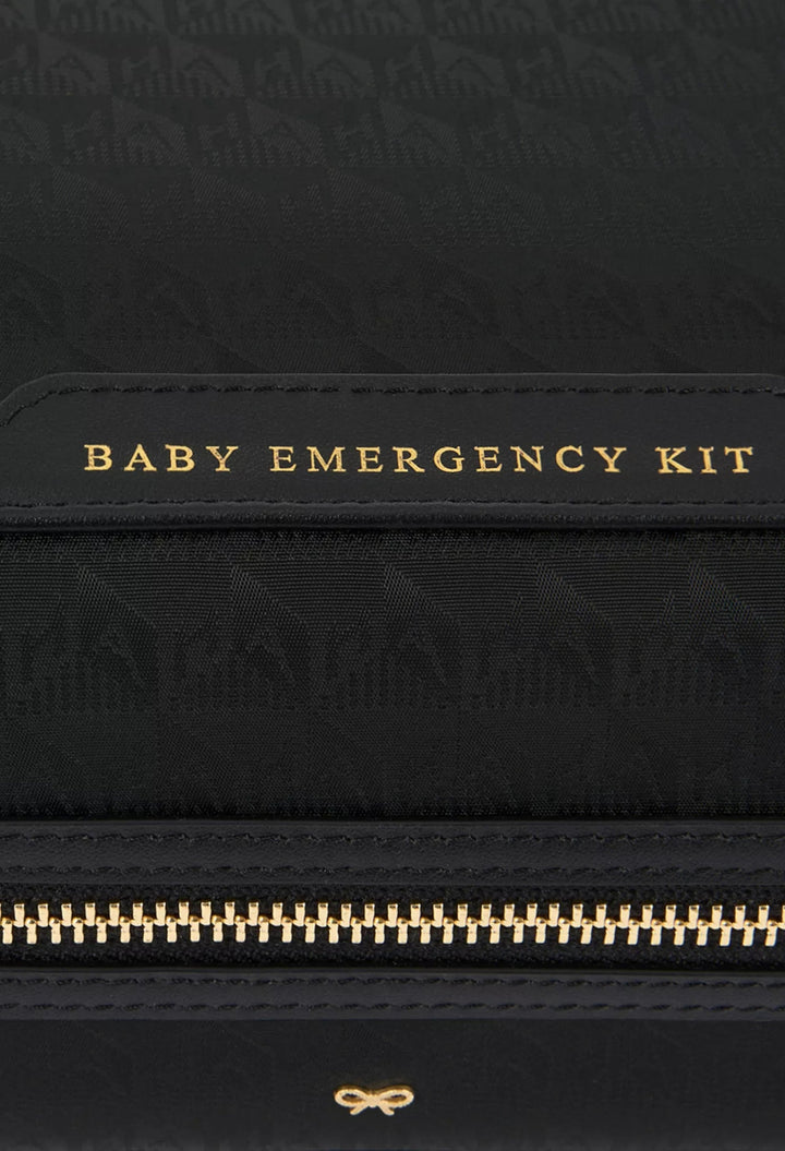 Baby Emergency Logo-Jacquard Leather and Woven Kit - GLAM MODA