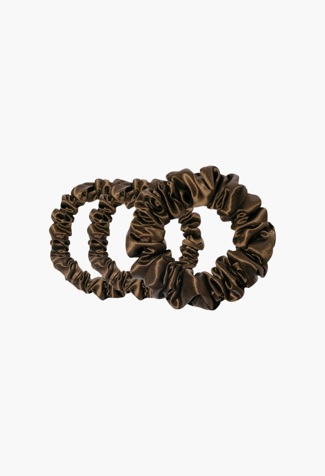 Back To Basics Dark Brown Midi/Large Scrunchie Set - GLAM MODA