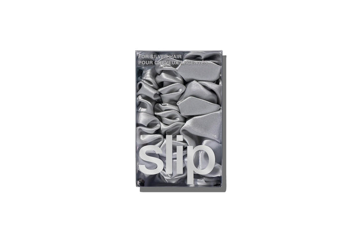 Back To Basics Silver Midi/Large Scrunchie Set - GLAM MODA