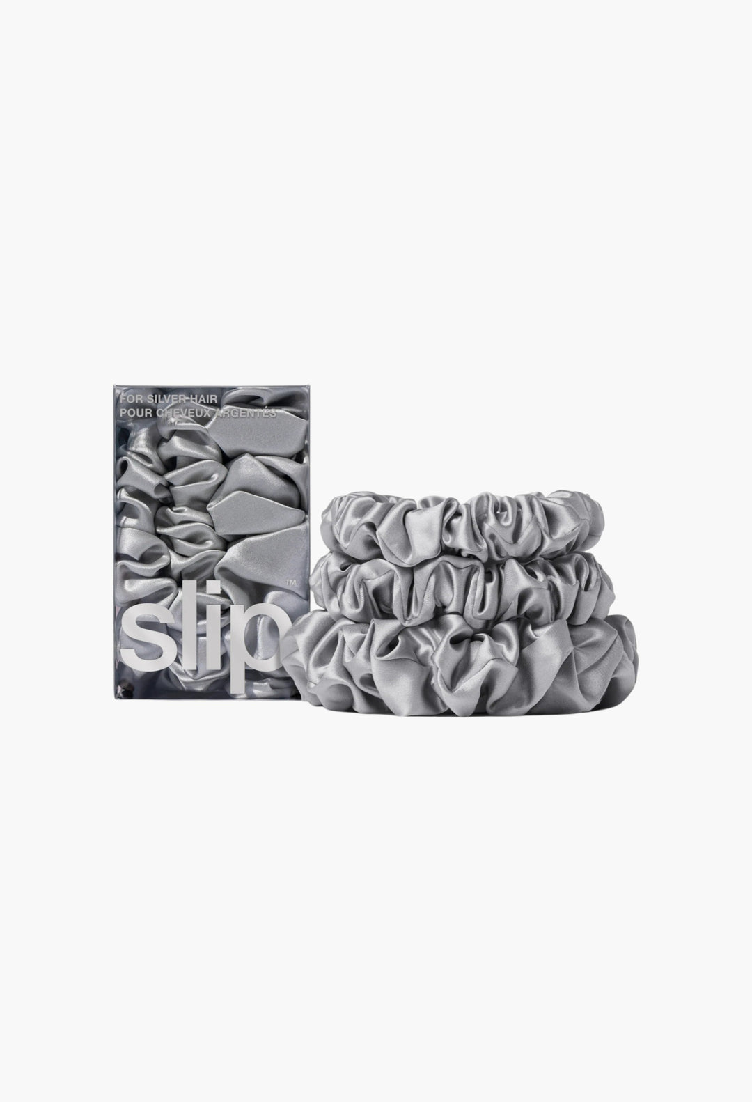 Back To Basics Silver Midi/Large Scrunchie Set - GLAM MODA