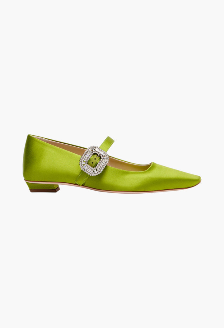 Belle Vivier 25 Satin Ballet Flats - GLAM MODA