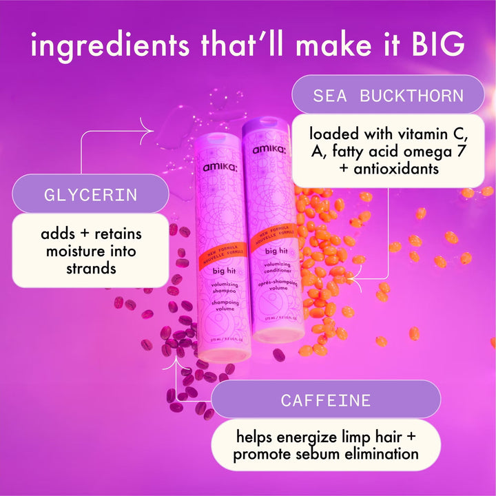 Big Hit Volumising Shampoo 275ml - GLAM MODA