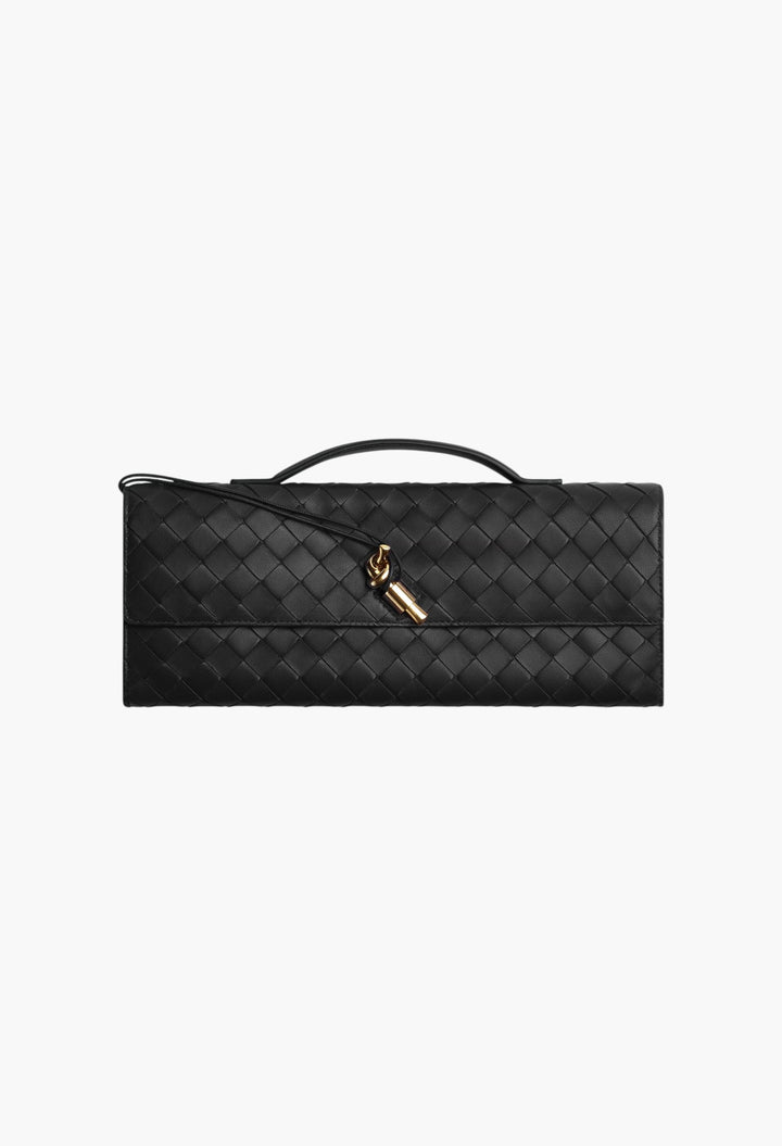 Black - Andiamo Clutch - GLAM MODA