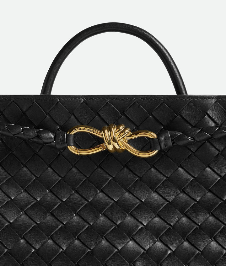 Black  - Medium Andiamo - Gold finish - GLAM MODA