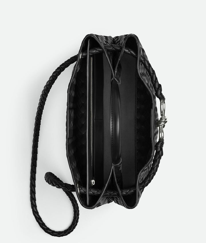 Black  - Medium Andiamo - Silver finish - GLAM MODA