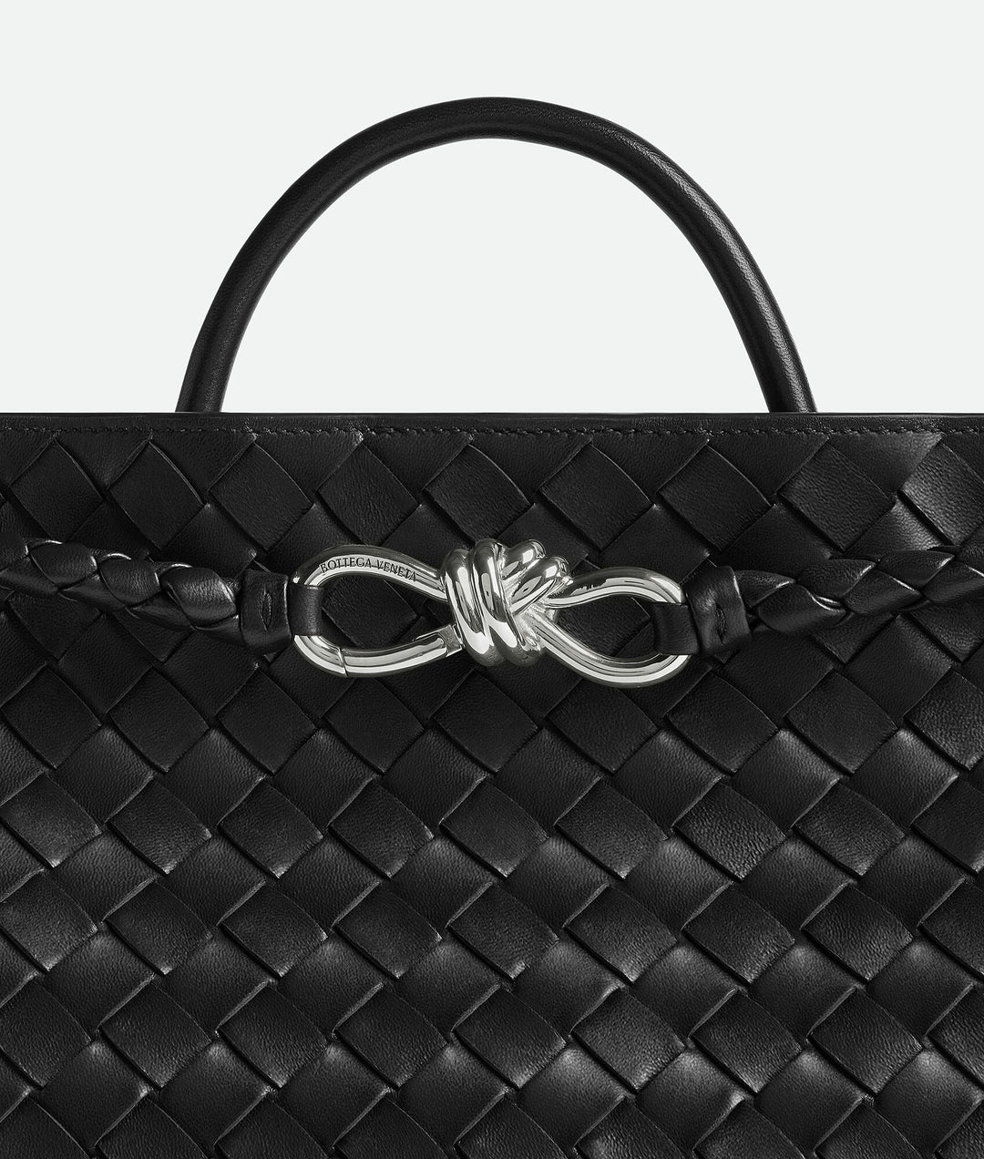 Black  - Medium Andiamo - Silver finish - GLAM MODA