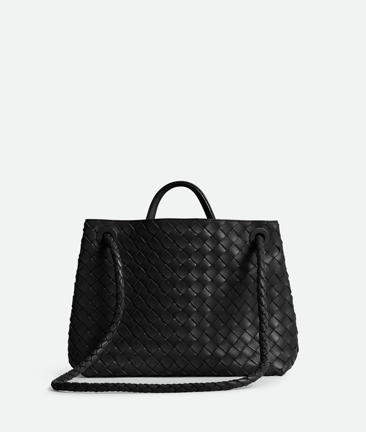 Black  - Medium Andiamo - Silver finish - GLAM MODA