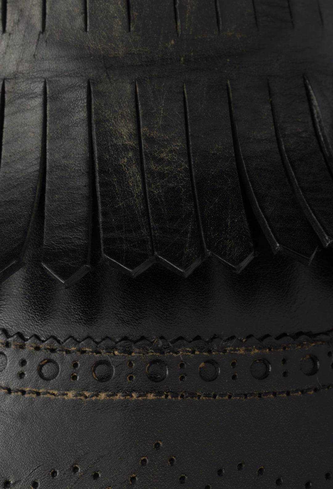 Black - Shuffle Fringed Leather Mules - GLAM MODA