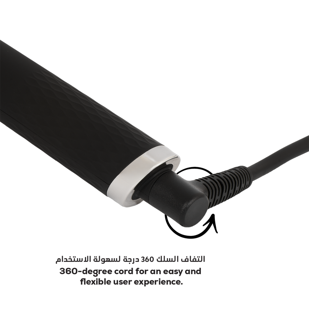 Black - Slim thermal brush - GLAM MODA