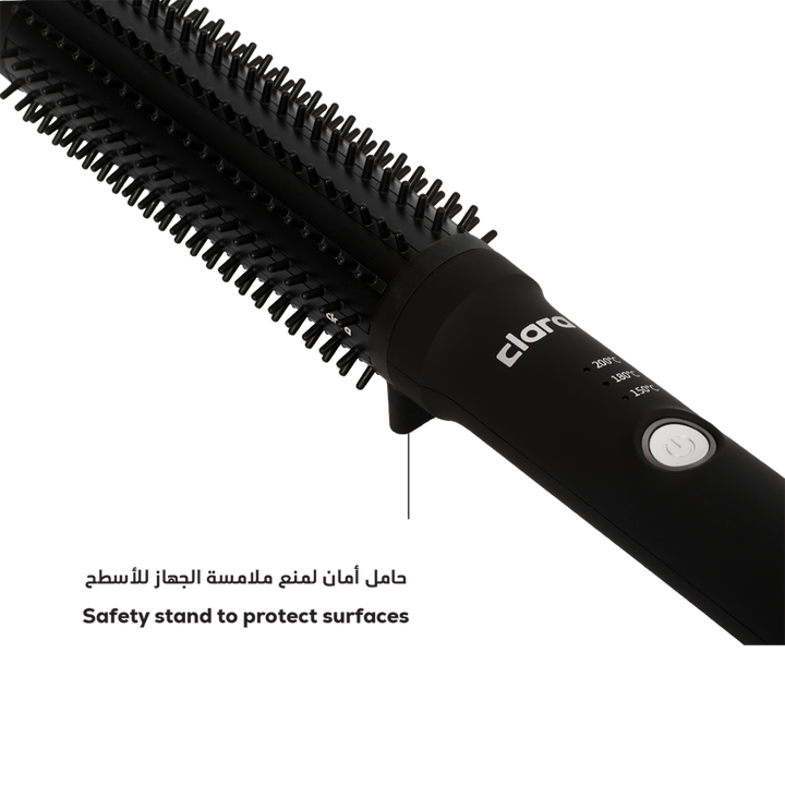 Black - Slim thermal brush - GLAM MODA
