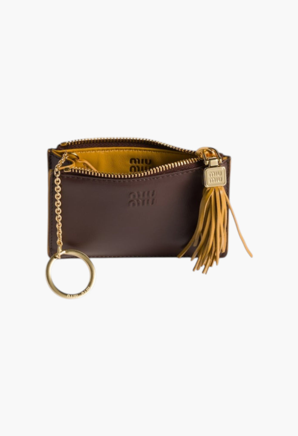 Briarwood/Whisky - Leather Card Holder - GLAM MODA