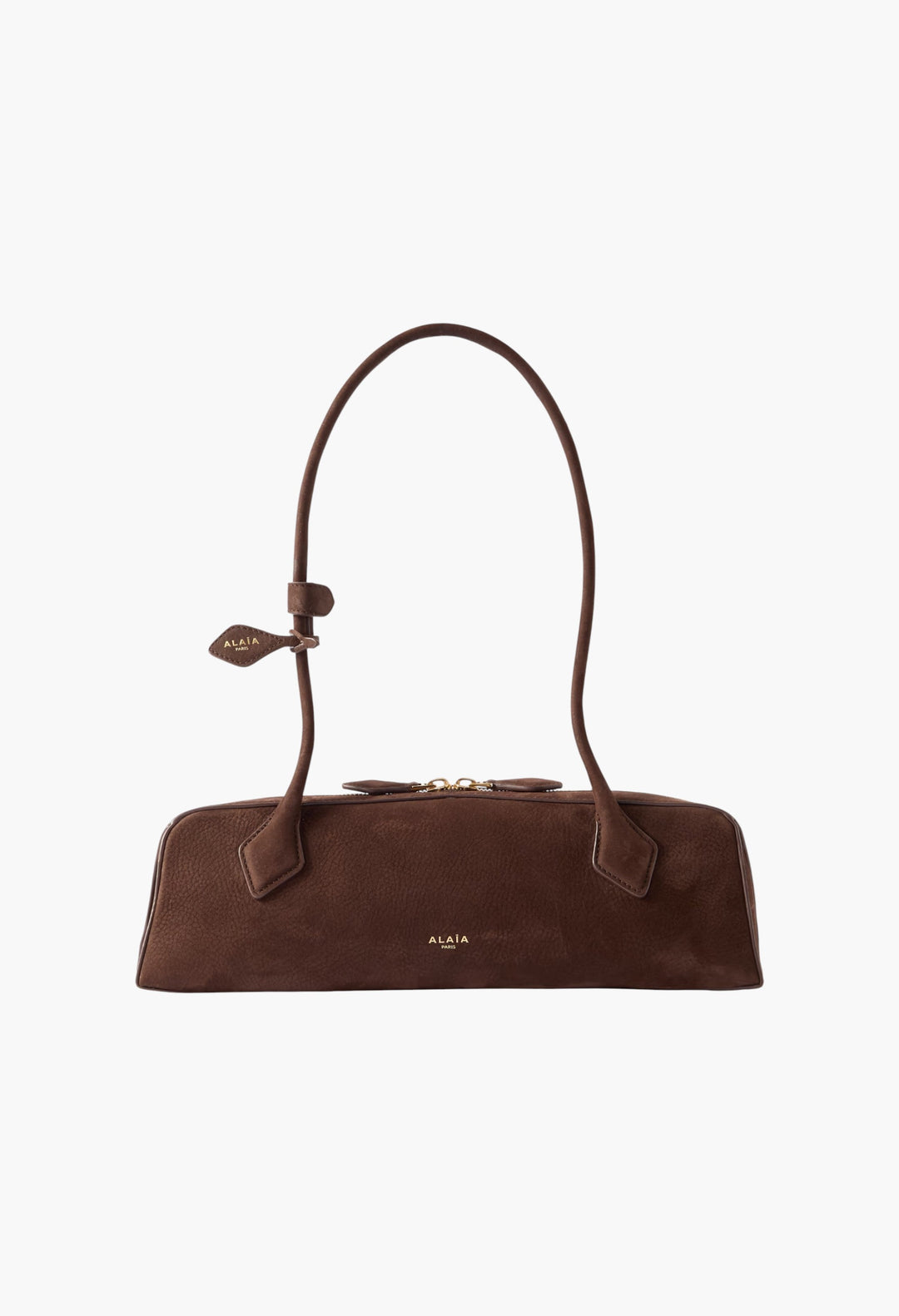 Le Teckel Medium Nubuck Shoulder Bag - GLAM MODA