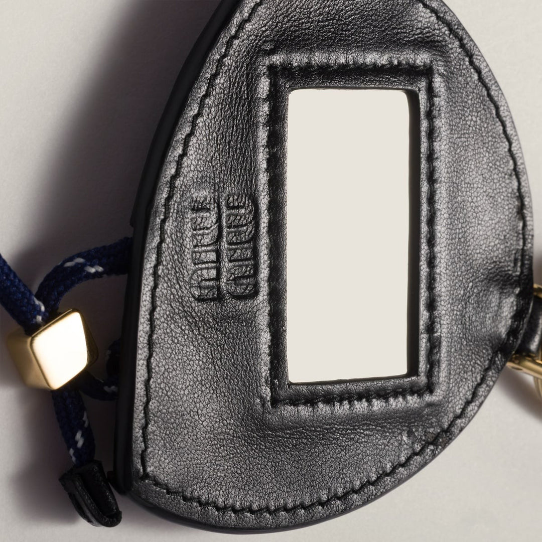 Burgundy - Leather Key Ring Trick - GLAM MODA