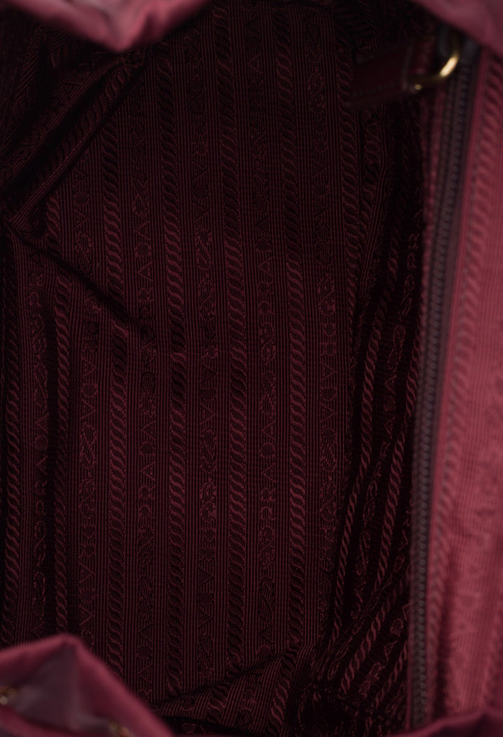 Burgundy - Prada Re-Edition 1978 Small Re-Nylon Backpack - GLAM MODA