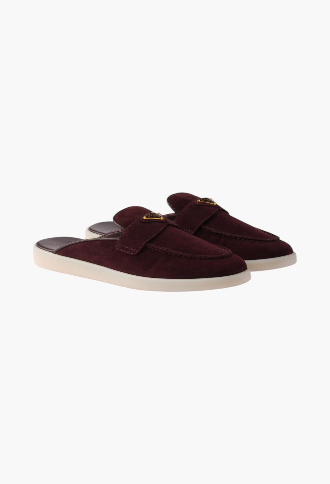 Burgundy - Suede Mules - GLAM MODA