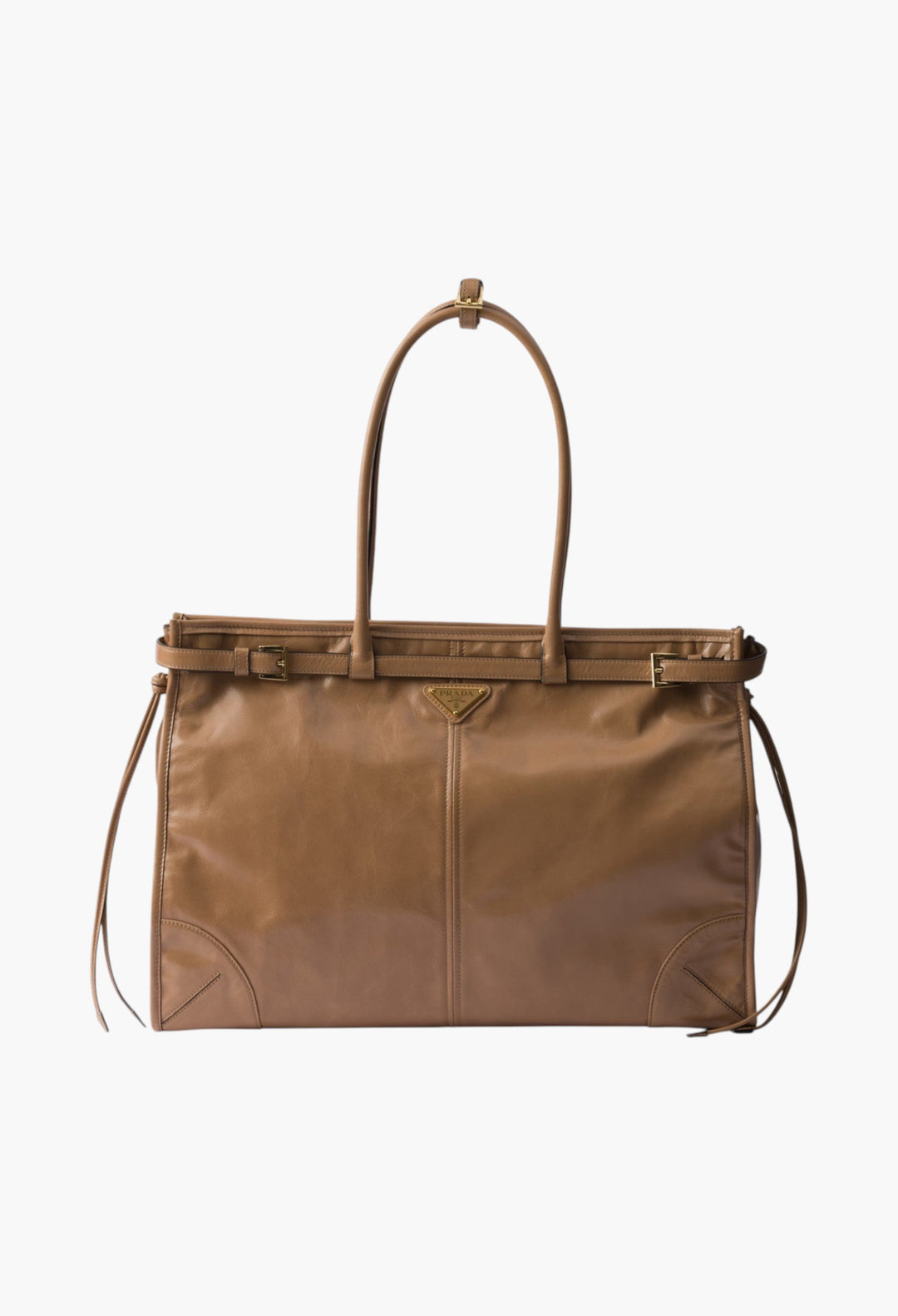 Cameo - Prada Bonnie Extra Large Leather Handbag - GLAM MODA
