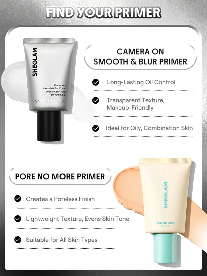 Camera On Smooth & Blur Primer
