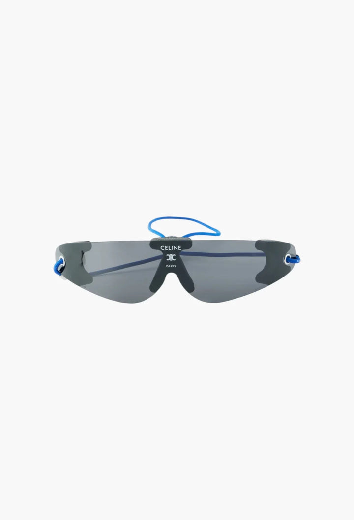 Runner shield-style injection sunglasses