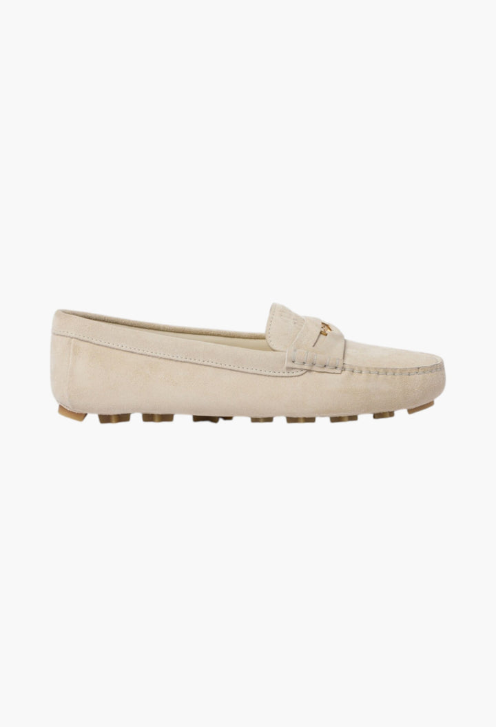 Chalk - Suede Driving Shoes - GLAM MODA