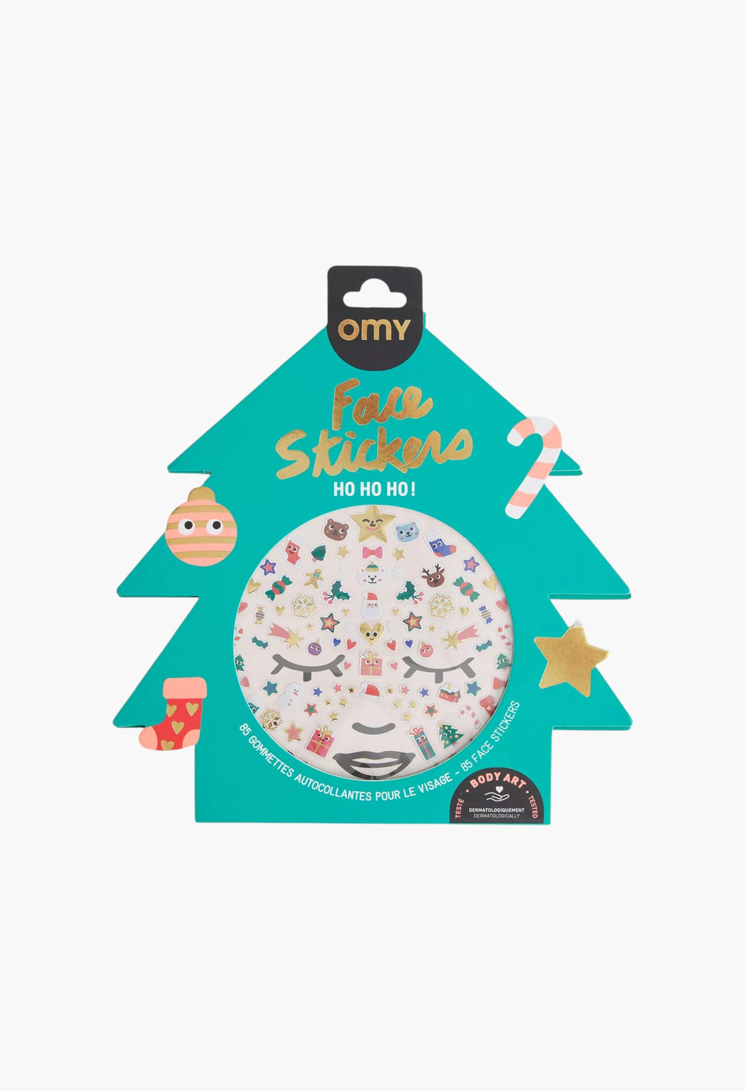 Christmas Face Stickers - GLAM MODA