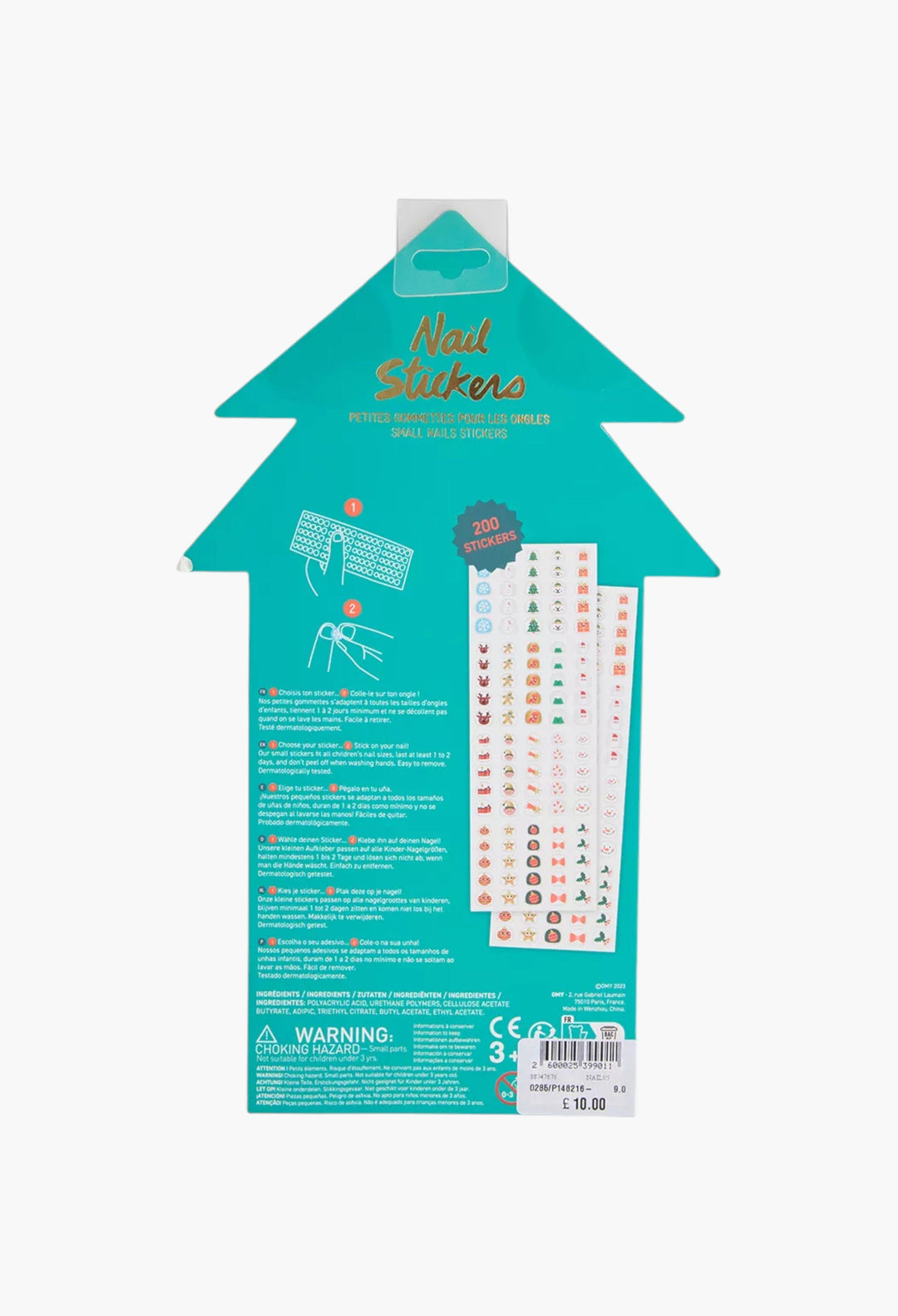Christmas Nail Stickers - GLAM MODA