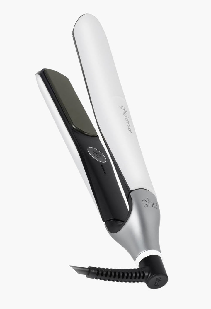 Chronos Hair Straightener - White - GLAM MODA