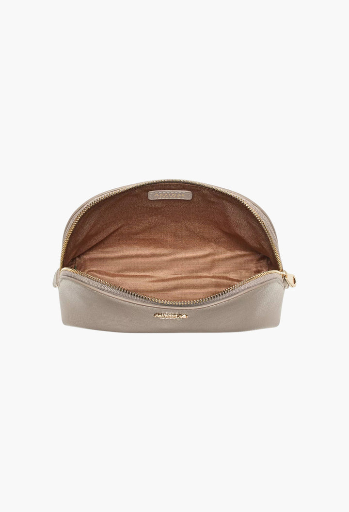Classic Small Saffiano-Leather Cosmetic Case - GLAM MODA