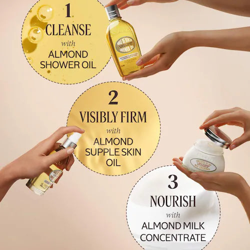 Cleansing And Softening Refillable Shower Oil With Almond Oil - GLAM MODA