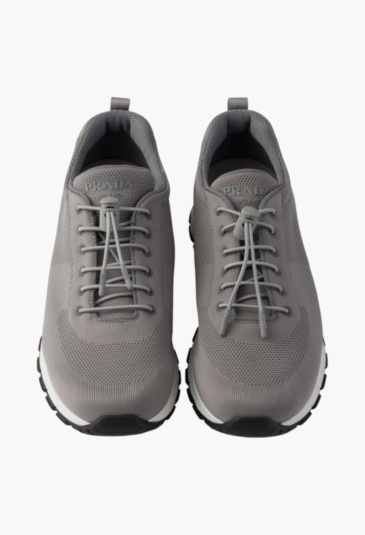 Cloudy Gray - Stretch Knit Sneakers - GLAM MODA