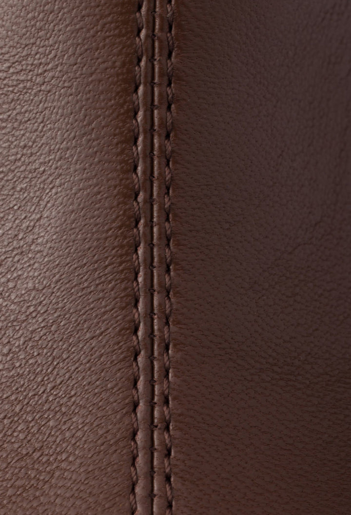 Cocoa Brown - Nappa Leather Booties - GLAM MODA