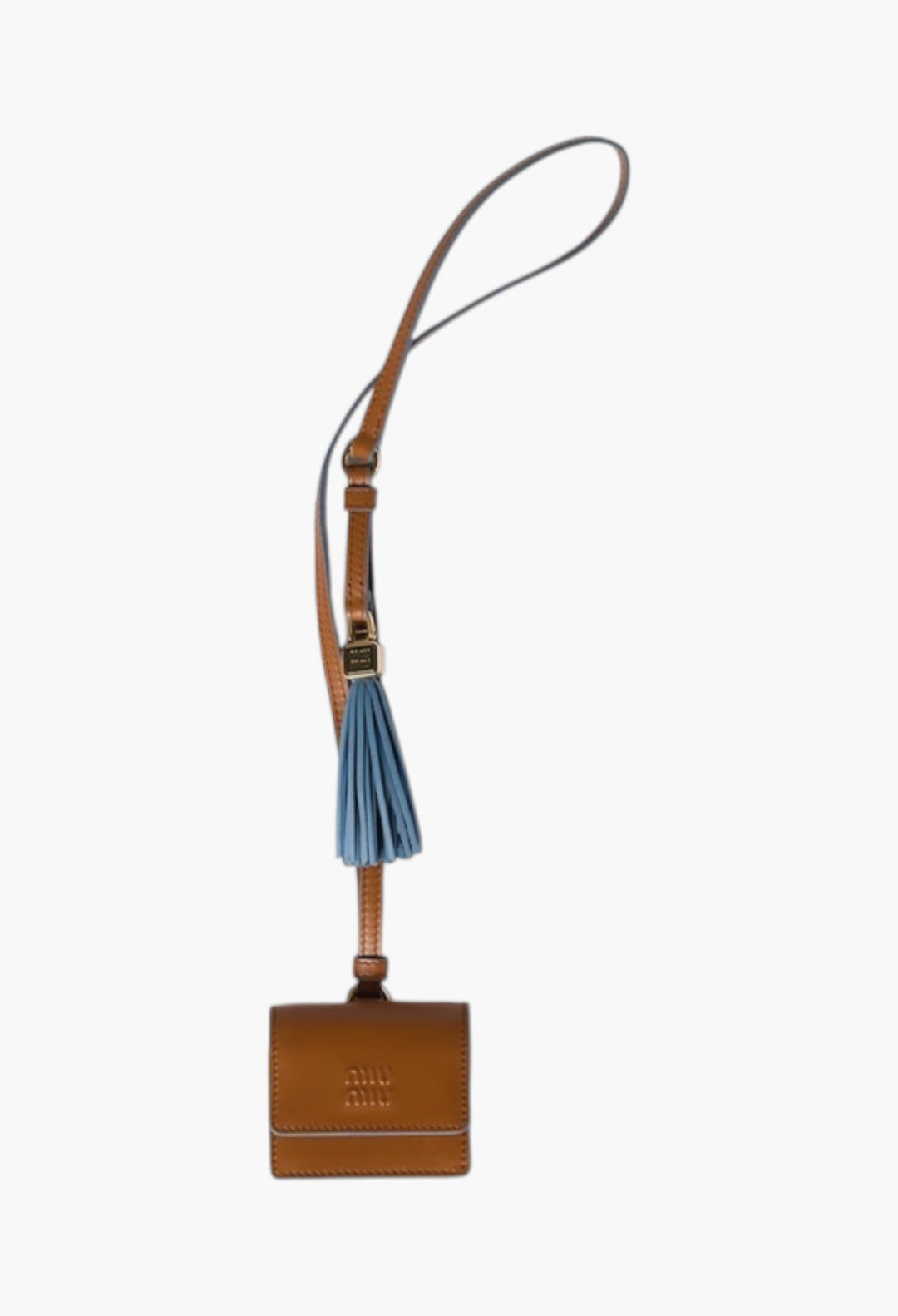 Cognac/Astral Blue - Leather Trick - GLAM MODA