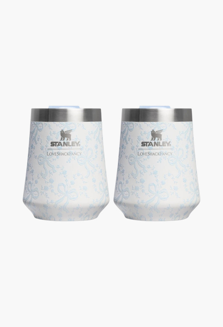 Stanley 1913 x LoveShackFancy Holiday The Reserve Wine Tumbler Set | 11 OZ (2-pack)
