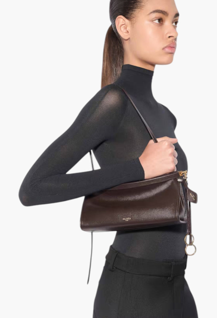 Le Click East West Small Bag In Leather - GLAM MODA
