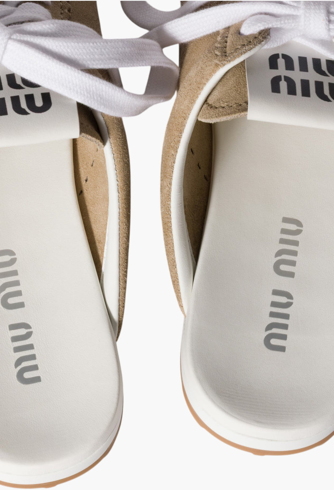 Desert Beige - Plume Suede Mules - GLAM MODA