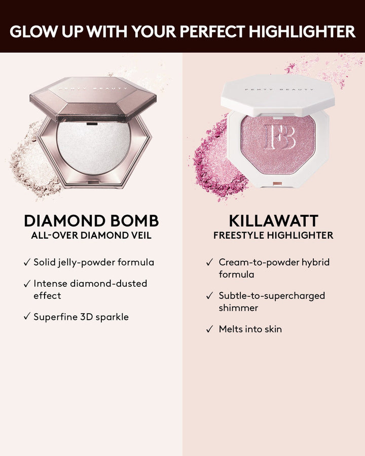 Diamond Bomb All Over Diamond Veil - GLAM MODA