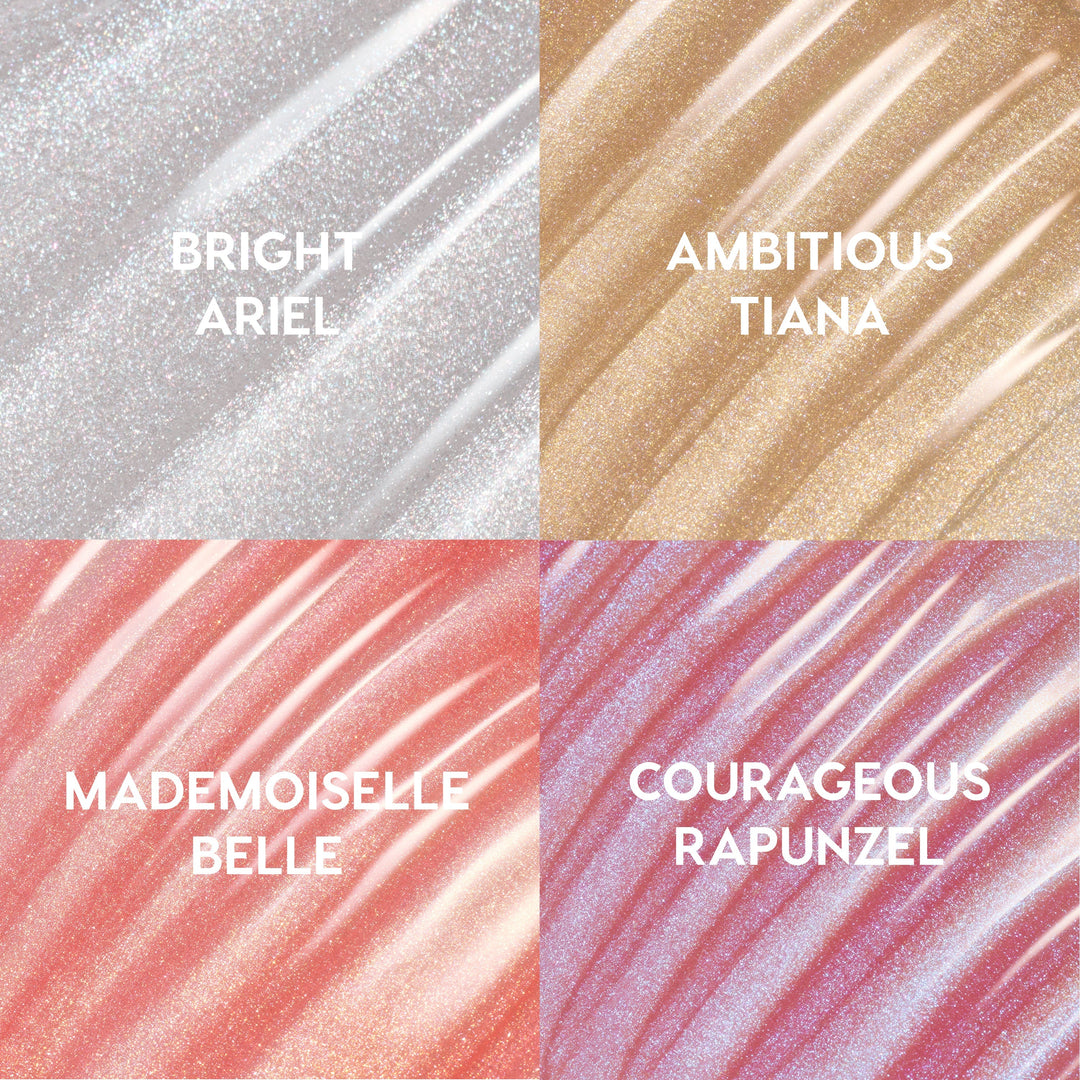 Princess Pout X ColourPop - Disney Princess Ultra Glossy Lip Full Collection - GLAM MODA