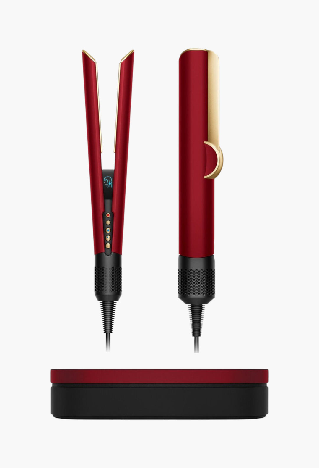 Dyson Airstrait Straightener in Red Velvet/Gold - GLAM MODA