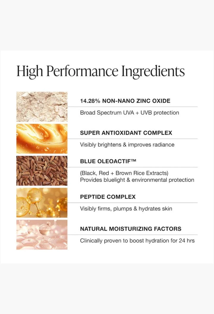 Mineral Sun Glow Broad Spectrum Sunscreen SPF 43 PA +++ with Peptides and Vitamin C