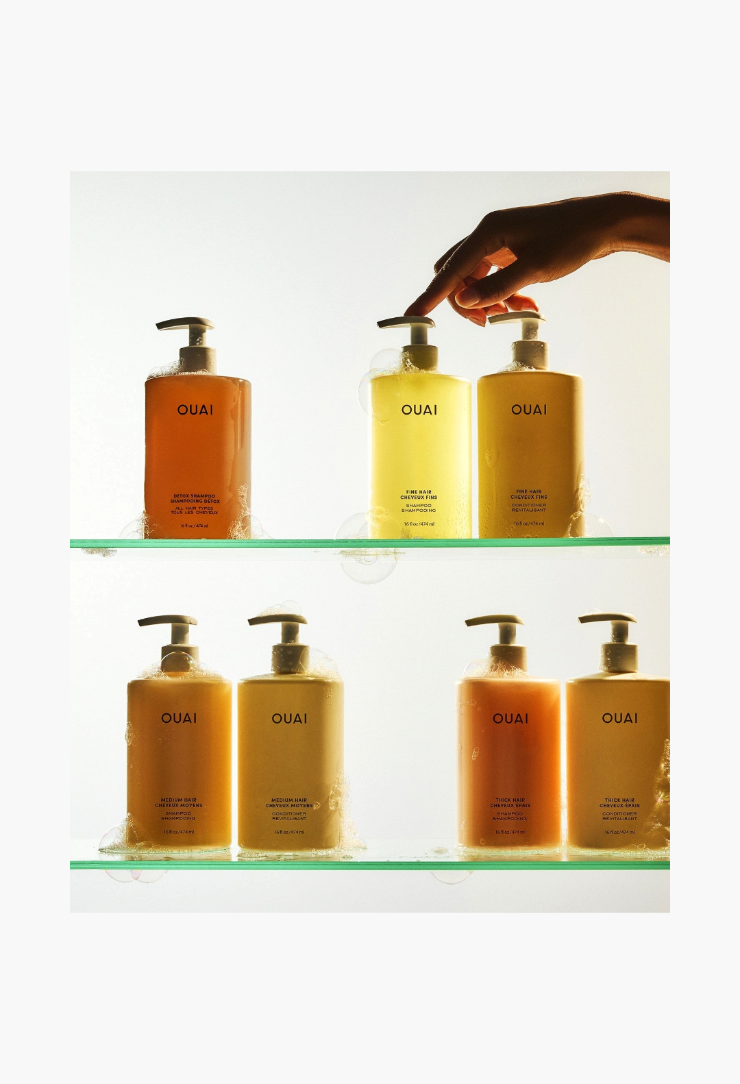 OUAI Fine Hair Shampoo & Conditioner Jumbo Set