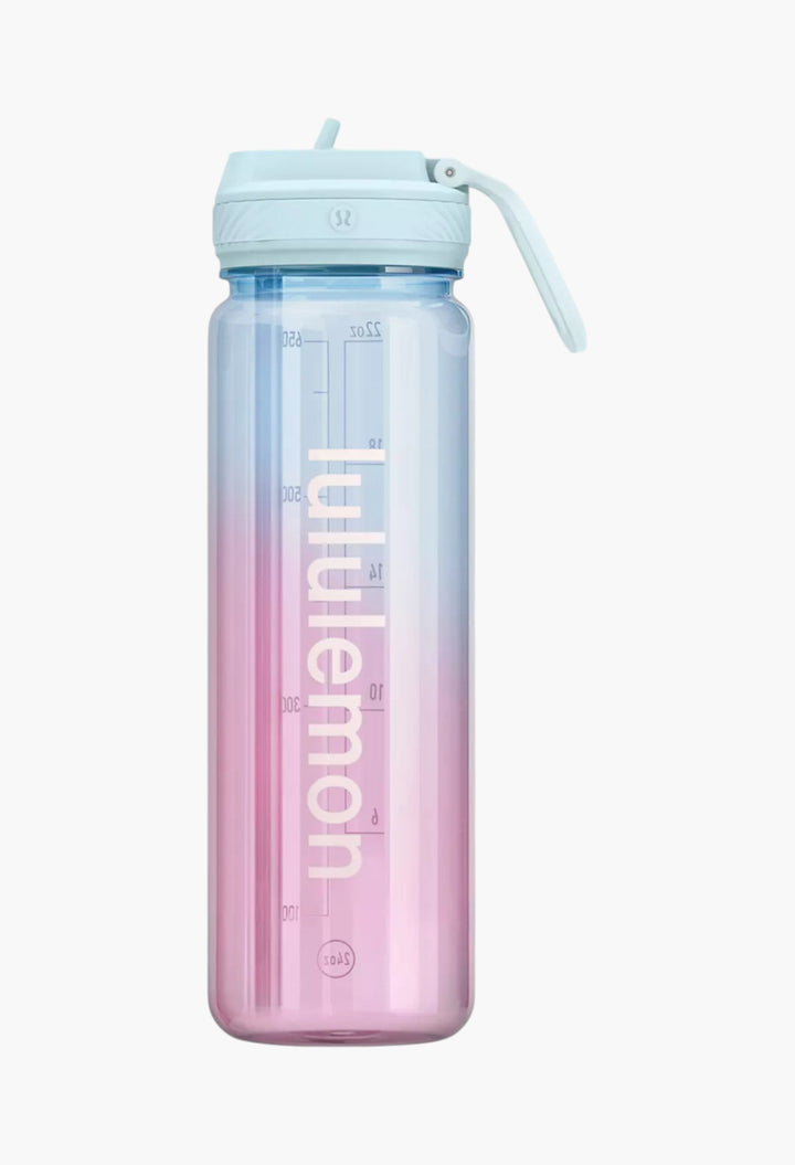 Back to Life Clear Bottle 24oz Straw Lid