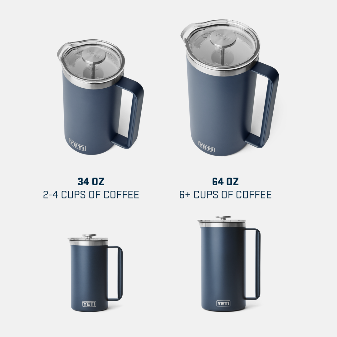 French Press With Durasip™ Ceramic Lining - 64 oz - GLAM MODA